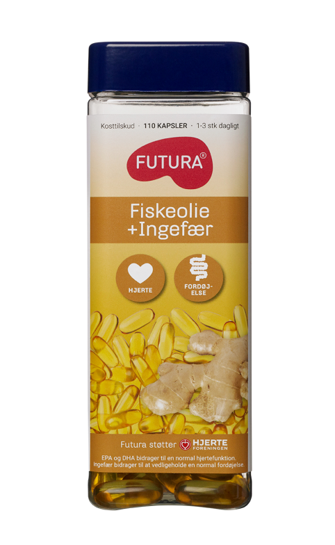 Futura Fiskeolie +Ingefær