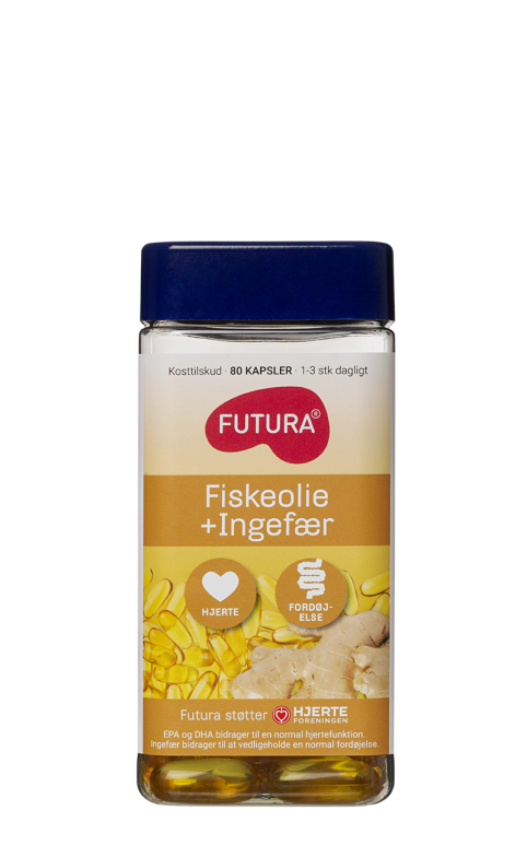 Futura Fiskeolie +Ingefær