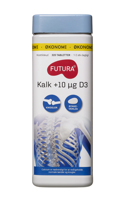 Futura Kalk +10µg D3-vitamin