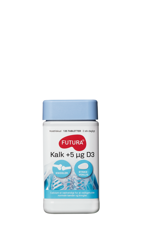 Futura Kalk +5µg D3-vitamin