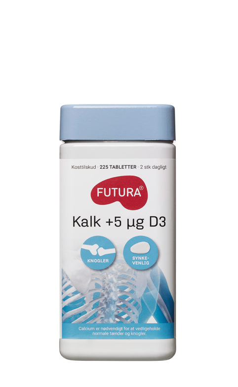 Futura Kalk +5µg D3-vitamin