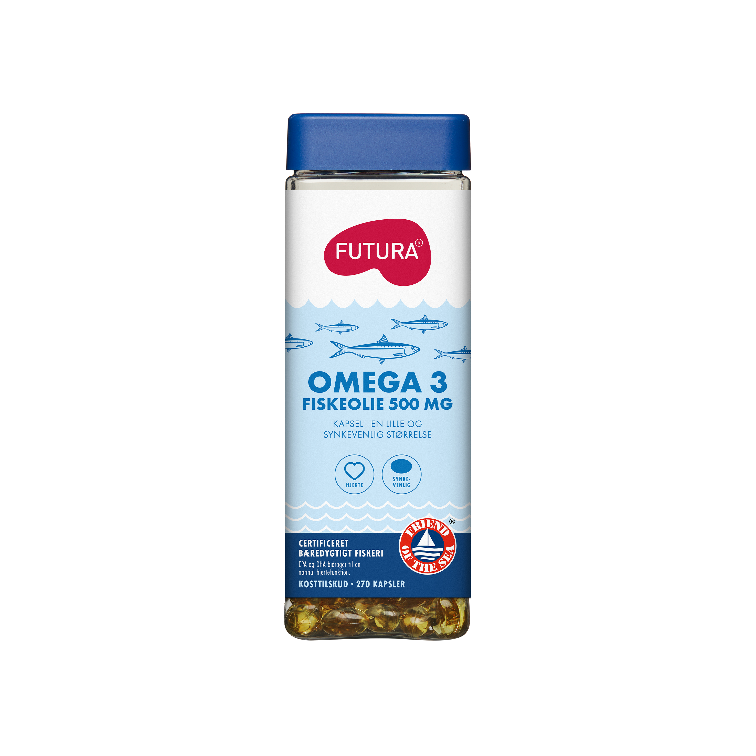 Omega3 Fiskeolie 270 stk